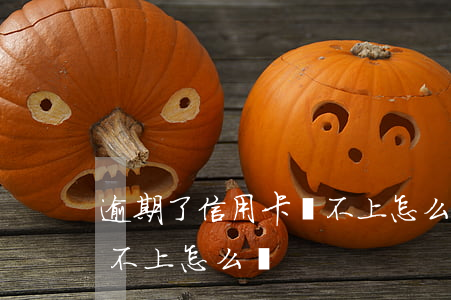 逾期了信用卡還不上怎么辦(我信用卡逾期還不上怎么辦)