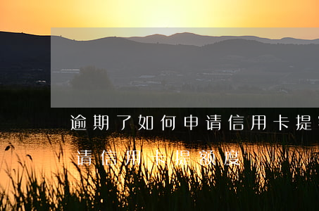 逾期了如何申请信用卡提额度（逾期了如何申请信用卡提额度）
