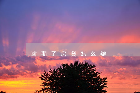 逾期了房貸怎么辦