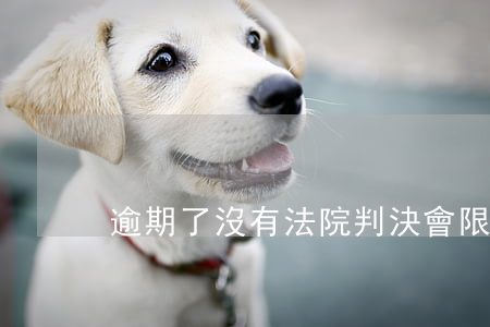 逾期了沒有法院判決會限制出境嗎