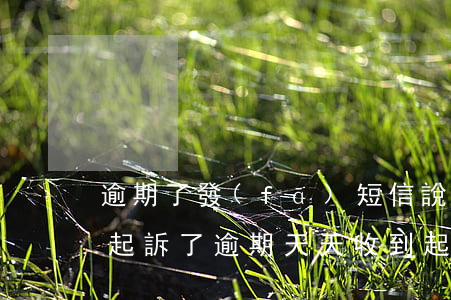 逾期了發(fā)短信說(shuō)我被起訴了（逾期天天收到起訴短信）
