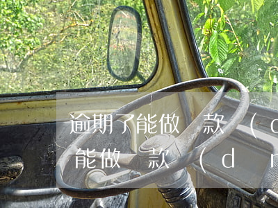 逾期了能做貸款擔(dān)保人嗎(逾期了能做貸款擔(dān)保人嗎)