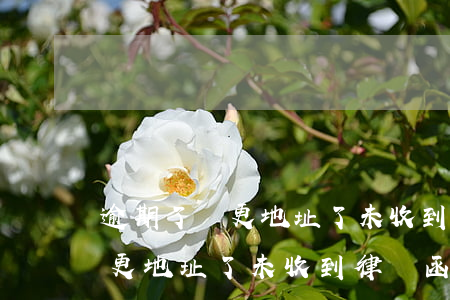 逾期了變更地址了未收到律師函-逾期了變更地址了未收到律師函怎么辦