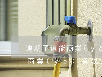 逾期了還能商業(yè)貸款嗎(逾期了還能商業(yè)貸款嗎)