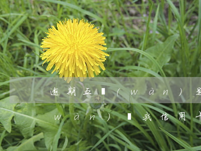 逾期五萬(wàn)是指信用卡額度五萬(wàn)嗎(我信用卡額度5萬(wàn)為什么還的時(shí)候超過(guò)五萬(wàn))