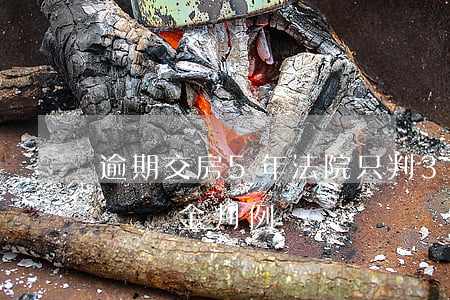逾期交房5年法院只判3年違約金(逾期交房違約金判例)
