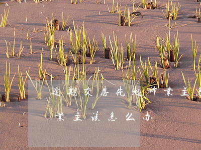 逾期交房先起诉业主怎么办(开发商逾期交房,业主该怎么办?)