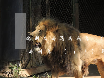 逾期交房退房利息計(jì)算(逾期交房退房利息計(jì)算方式)