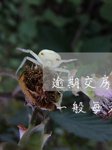 逾期交房違約金一般是多少(逾期交房違約金一般每天多少)