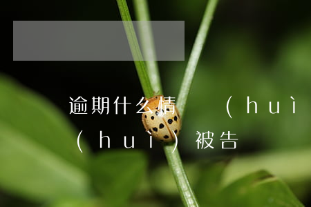 逾期什么情況會(huì)被起訴-逾期會(huì)被告嗎