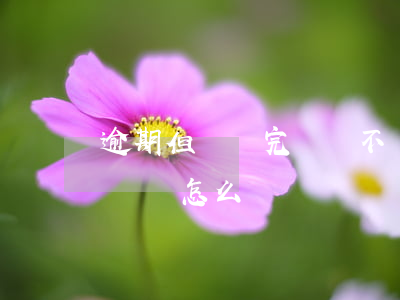 逾期但沒還完會會不會起訴你(逾期不還被訴訟會怎么樣)