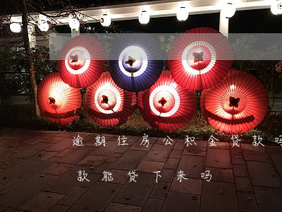 逾期住房公积金贷款吗(有逾期住房公积金贷款能贷下来吗)