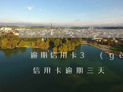 逾期信用卡3個(gè)月(每個(gè)月信用卡逾期三天)