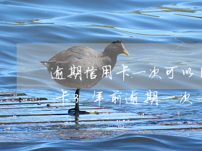 逾期信用卡一次可以買(mǎi)房嗎(信用卡3年前逾期一次一千多元影響買(mǎi)房?)