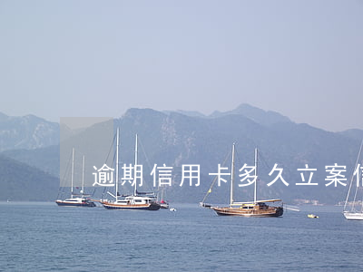 逾期信用卡多久立案(信用卡 逾期 幾天)