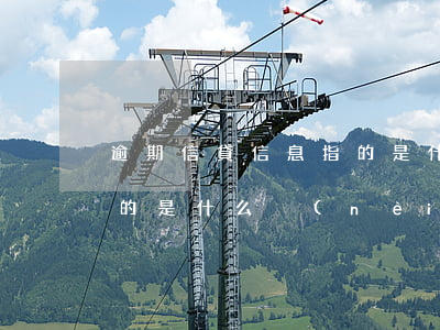 逾期信貸信息指的是什么-逾期信貸信息指的是什么內(nèi)容