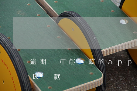 逾期兩年能貸款的app(逾期記錄2年后可以貸款嗎)