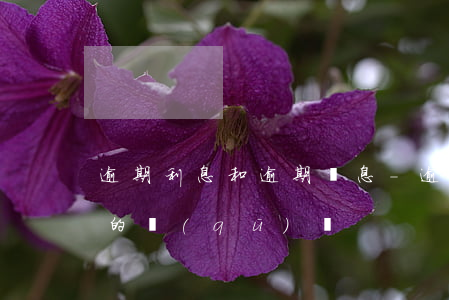 逾期利息和逾期罰息-逾期利息和逾期罰息的區(qū)別