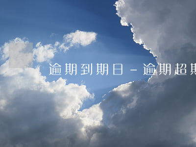 逾期到期日-逾期 超期