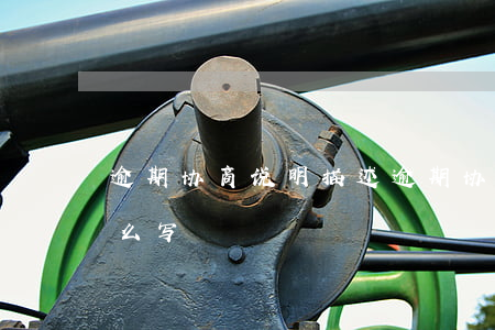 逾期协商说明描述(逾期协商还款事件描述怎么写)