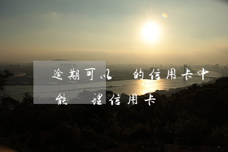 逾期可以辦的信用卡中國(guó)(逾期也能辦理信用卡)