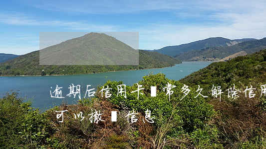 逾期后信用卡異常多久解除（信用卡逾期多久可以撤銷信息）
