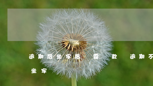 逾期后坐牢后還要還款嗎(逾期不還款會不會坐牢)