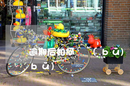 逾期后如何彌補(bǔ)(逾期后如何彌補(bǔ))