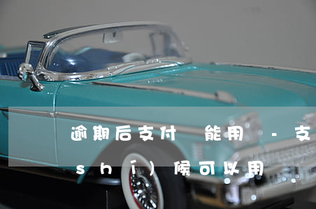 逾期后支付寶能用嗎-支付寶逾期什么時(shí)候可以用