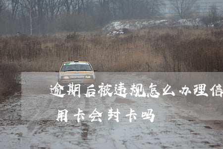 逾期后被违规怎么办理信用卡(有逾期记录信用卡会封卡吗)