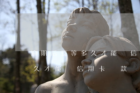 逾期后要等多久才能辦信用卡(逾期后要等多久才能辦信用卡貸款)