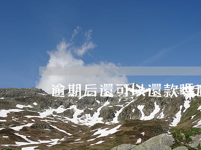 逾期后還可以還款嗎(逾期已還清還能貸款嗎)