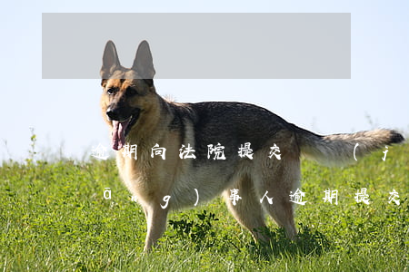 逾期向法院提交證據(jù)的后果(當(dāng)事人逾期提交證據(jù)法院如何處理)
