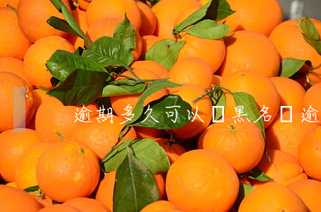 逾期多久可以進黑名單(逾期多久加入黑名單)