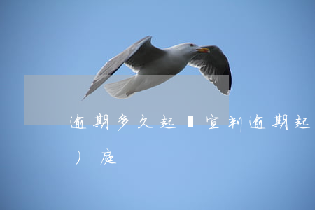 逾期多久起訴宣判(逾期起訴多久開(kāi)庭)