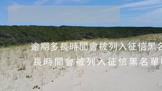 逾期多長時間會被列入征信黑名單-逾期多長時間會被列入征信黑名單呢