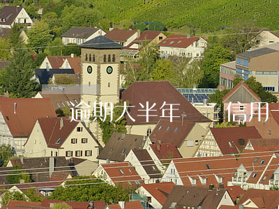 逾期大半年沒還信用卡了(信用卡逾期兩三年沒還)