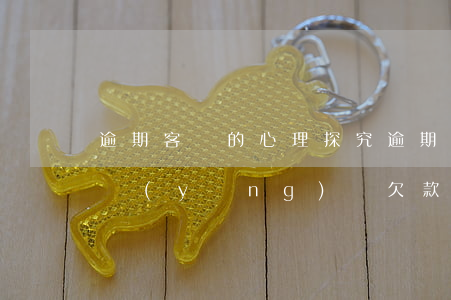 逾期客戶的心理，探究逾期客戶的心理：理解并應(yīng)對欠款問題