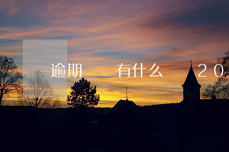 逾期審車有什么處罰2022年