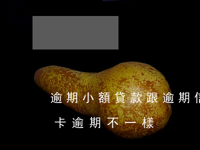 逾期小額貸款跟逾期信用卡(貸款逾期跟信用卡逾期不一樣)