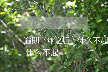 逾期幾年之后為什么不起訴 逾期幾年之后為什么不起訴