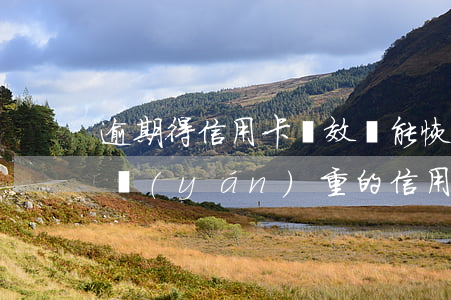 逾期得信用卡無效還能恢復(fù)嗎（逾期嚴(yán)重的信用卡還了能恢復(fù)嗎）