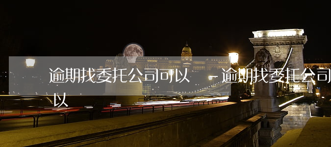 逾期找委托公司可以嗎-逾期找委托公司可以嗎