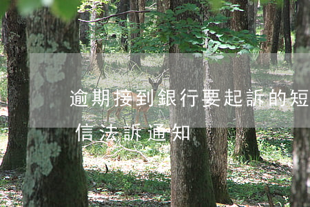 逾期接到銀行要起訴的短信(收到金融逾期短信法訴通知)
