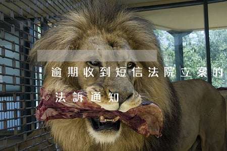 逾期收到短信法院立案的短信(逾期收到短信法訴通知)