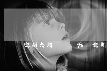 逾期是超過時間嘛（過逾期行為）