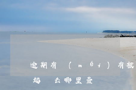 逾期有沒(méi)有被起訴怎么查(逾期被起訴去哪里查)