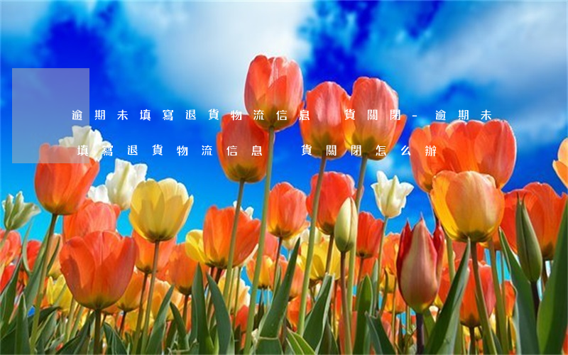 逾期未填寫退貨物流信息換貨關閉-逾期未填寫退貨物流信息換貨關閉怎么辦