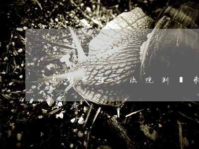 逾期未履行法院判決(未按照判決書逾期償還原告)