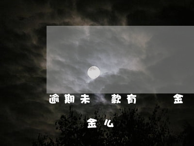 逾期未還款有滯納金嗎(欠款不還到期可以要滯納金么)